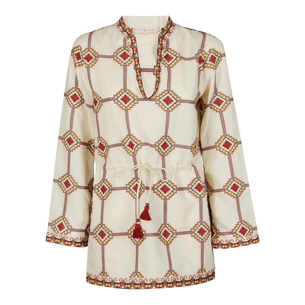 3b86aee8a21c43ea722c0cd8b447c9b7 Tunika Tony Burch med harlequinmønster