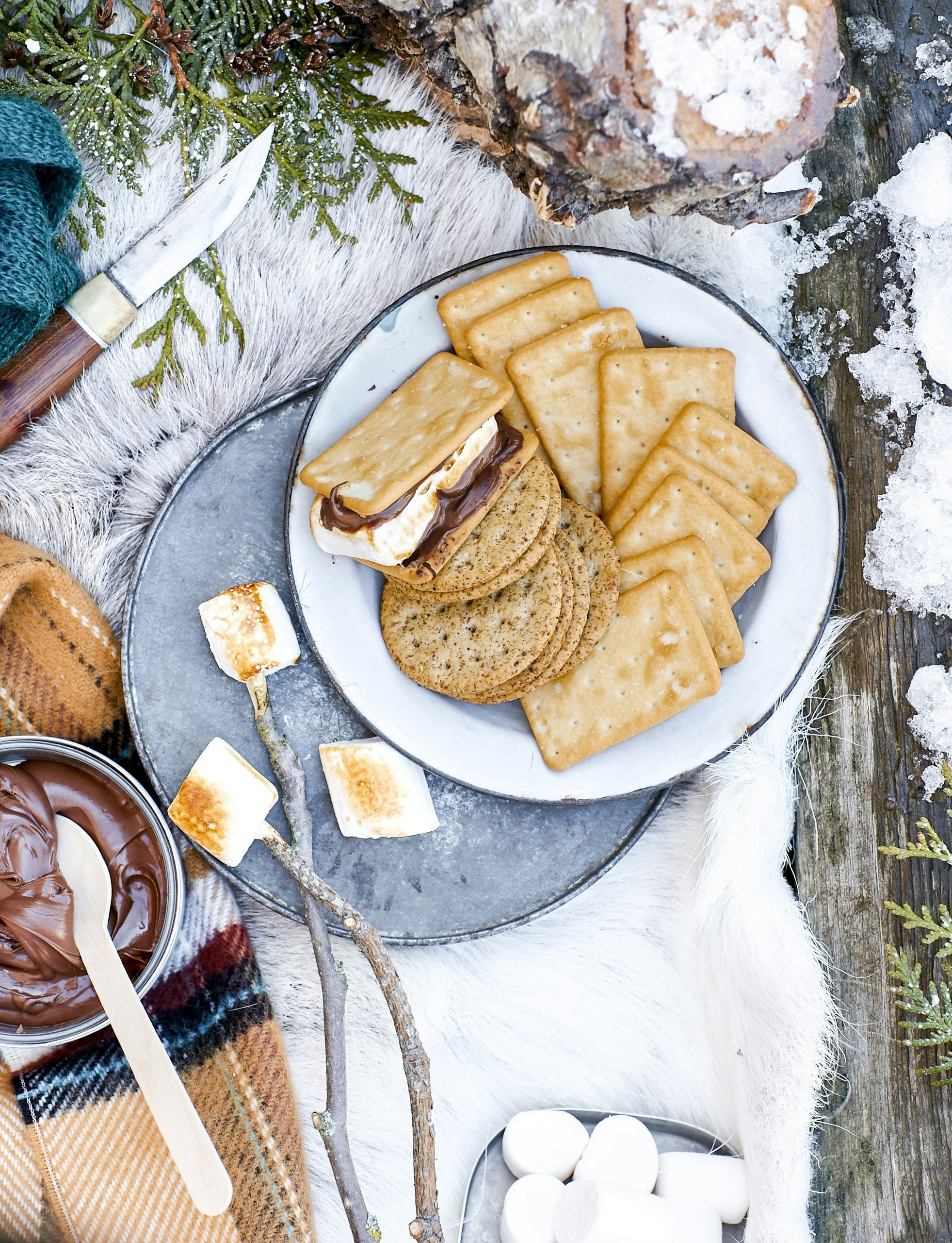 saltekjeks med nutella