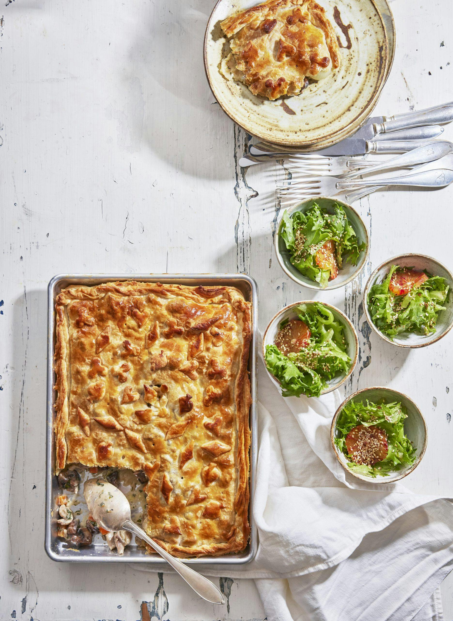 Oppskrift på kyllingpai