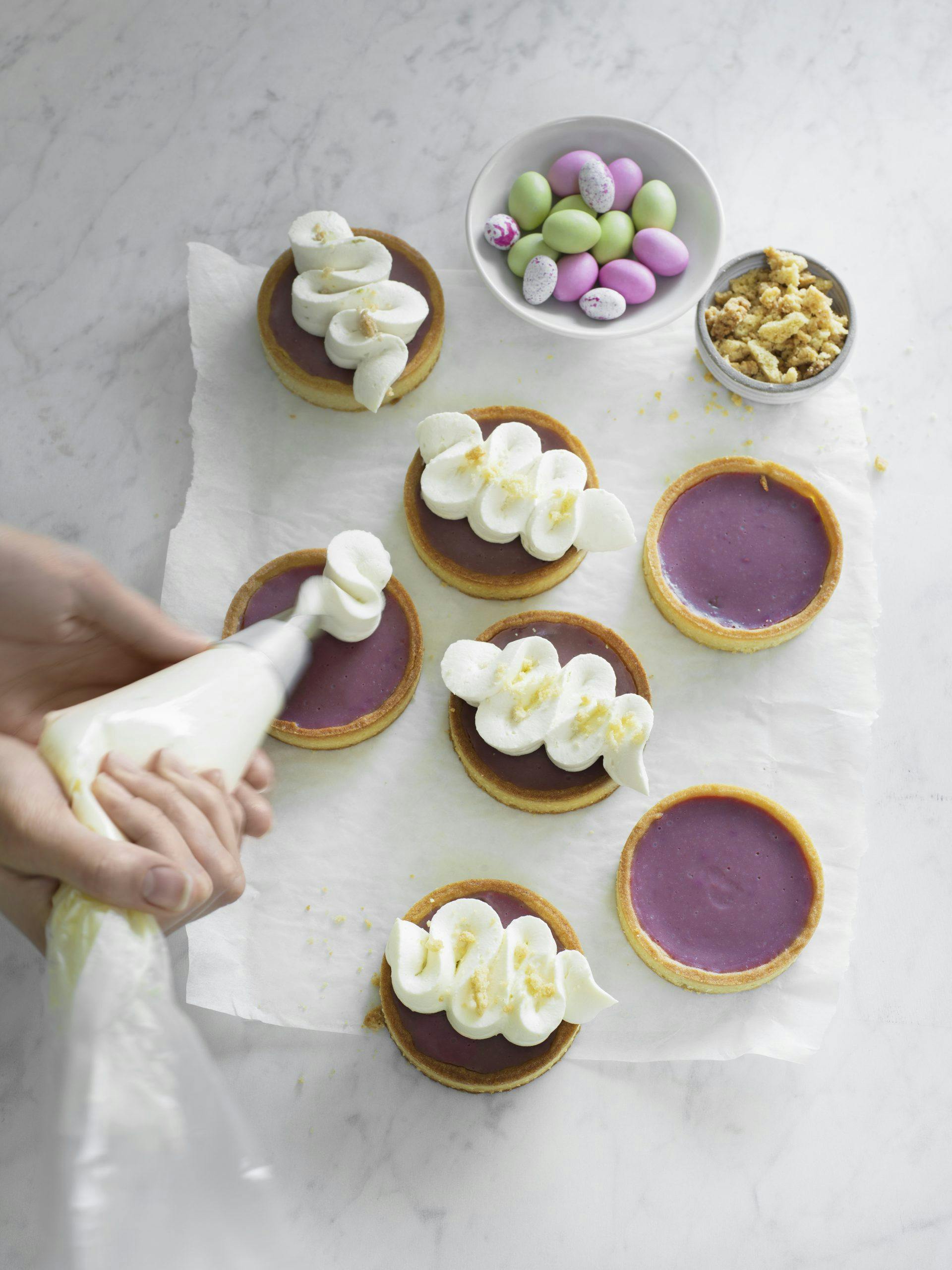 Bringebær tartletter