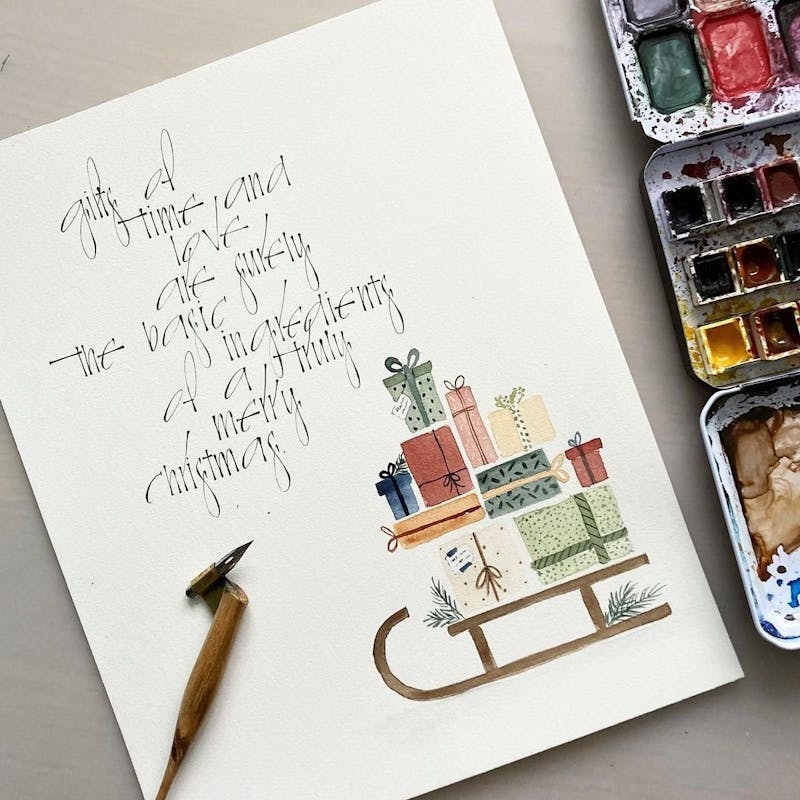 Magisk julete tegning Magisk julete tegning