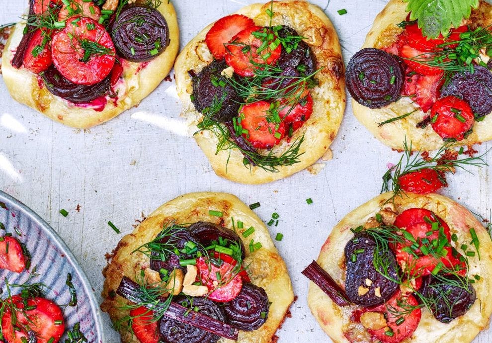 Liten snacks pizza