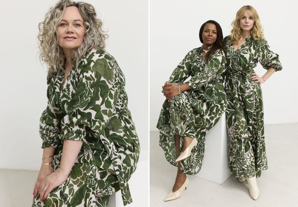 En kjole tre størrelser