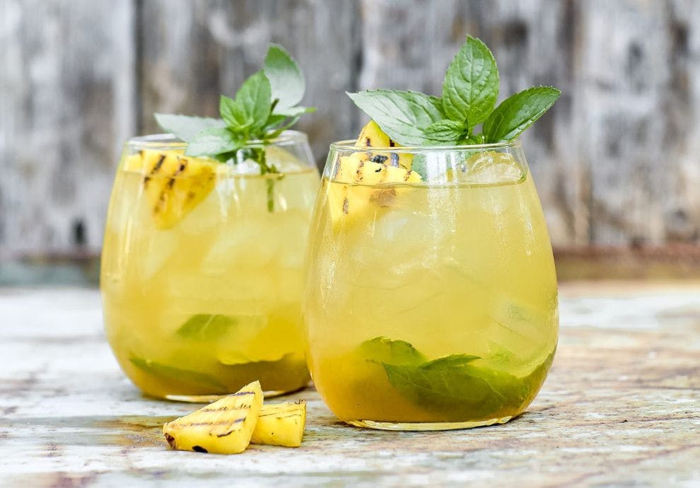 Oppskrift på ananas mojito