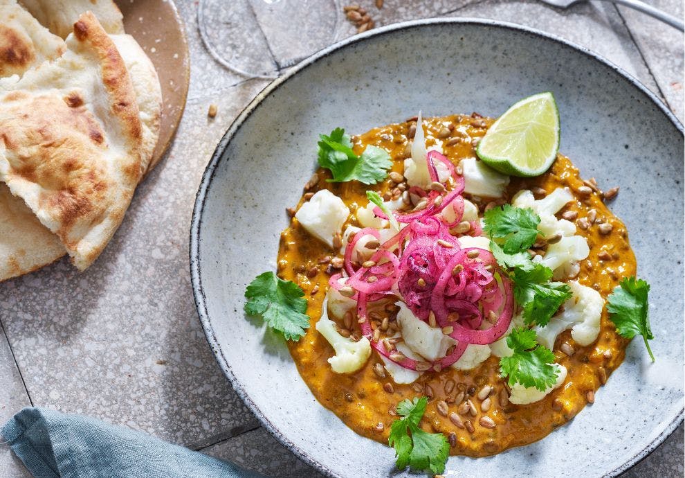 Oppskrift på vegetarisk indisk gryte