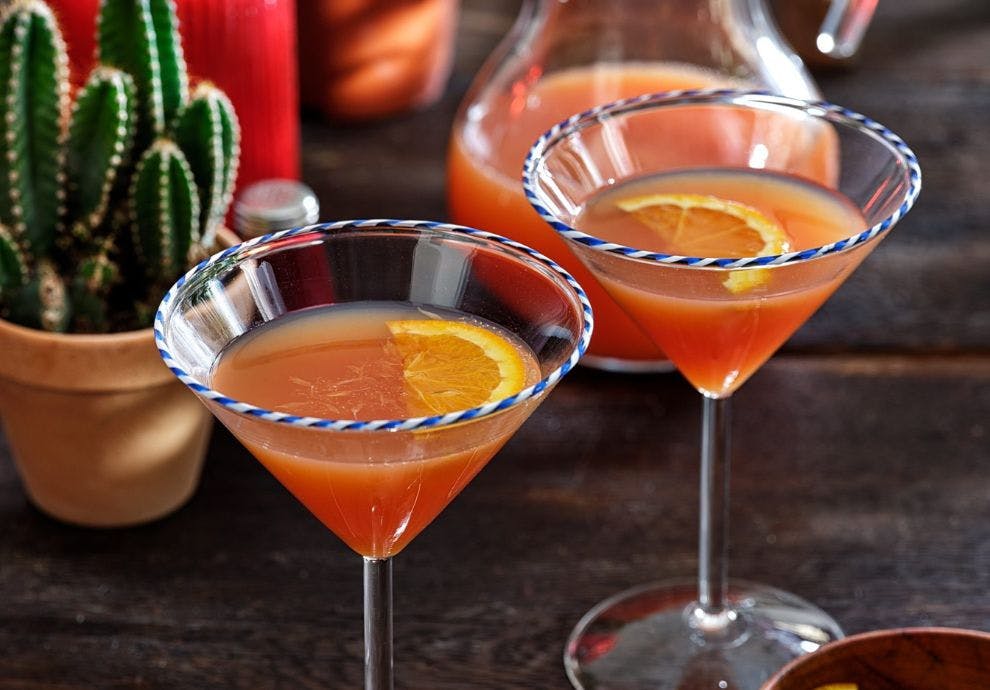 Orange tequila drink