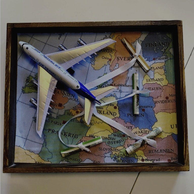 Pengegaven til globetrotten Pengegaven til globetrotteren!