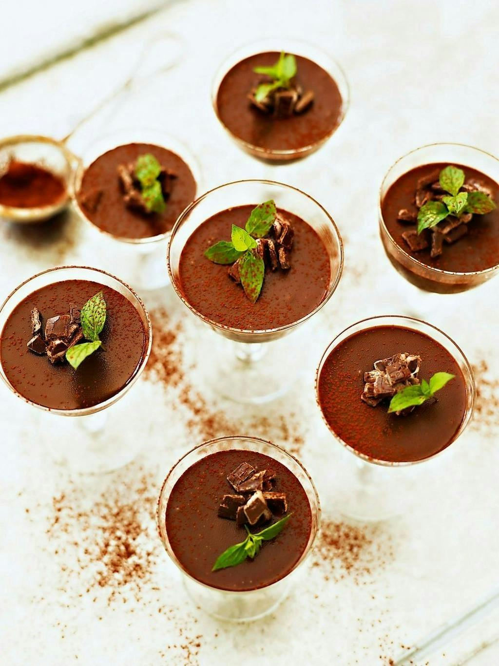 Sjokoladekrem med mynte