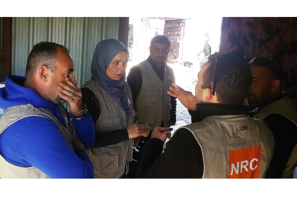 Diskusjon i Irak: hjelpearbeid