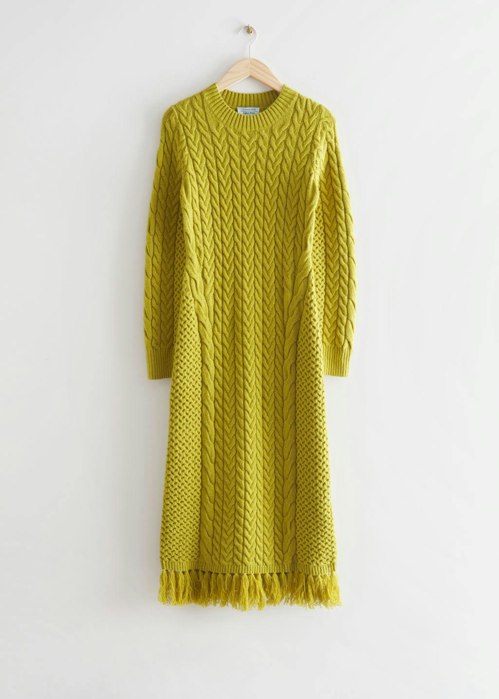 app005prod 2 &Other Stories ullkjole frynser sennepsgul