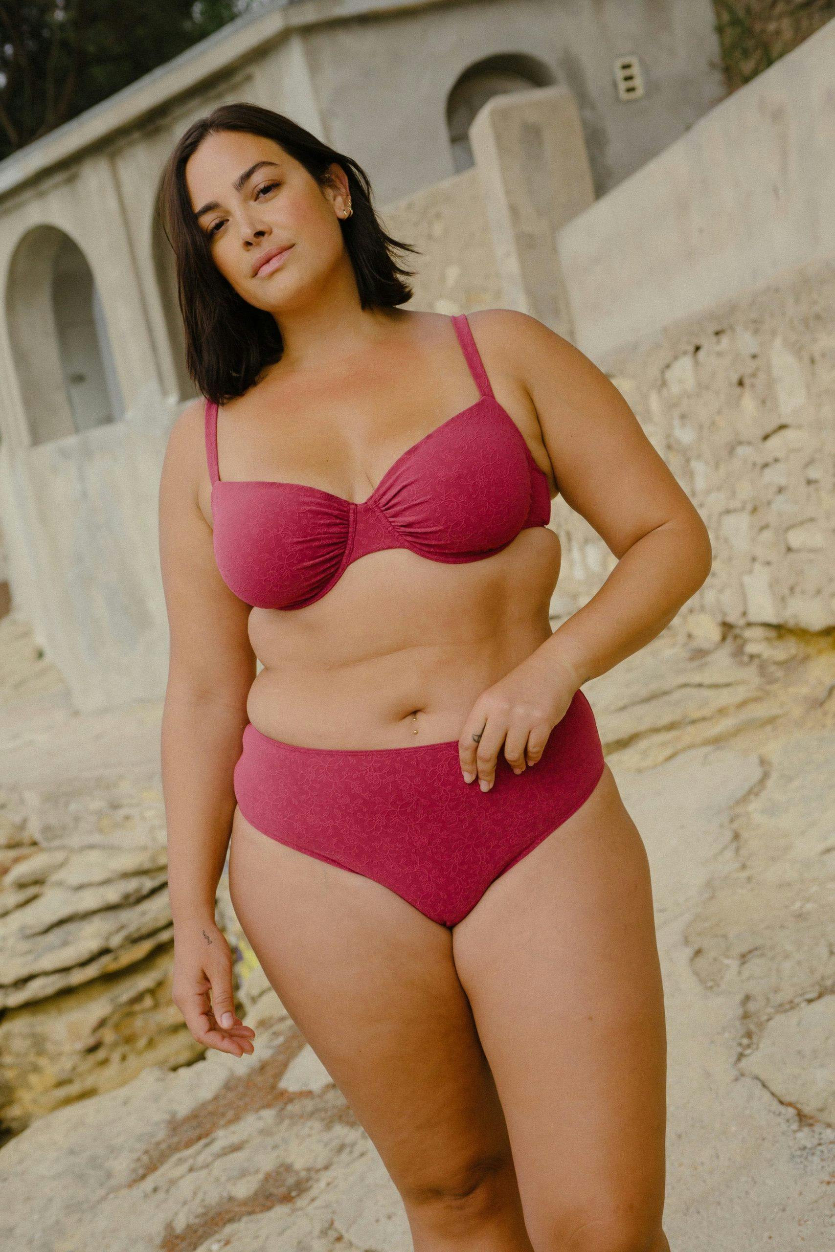 bikini dame rød bikini dame rød