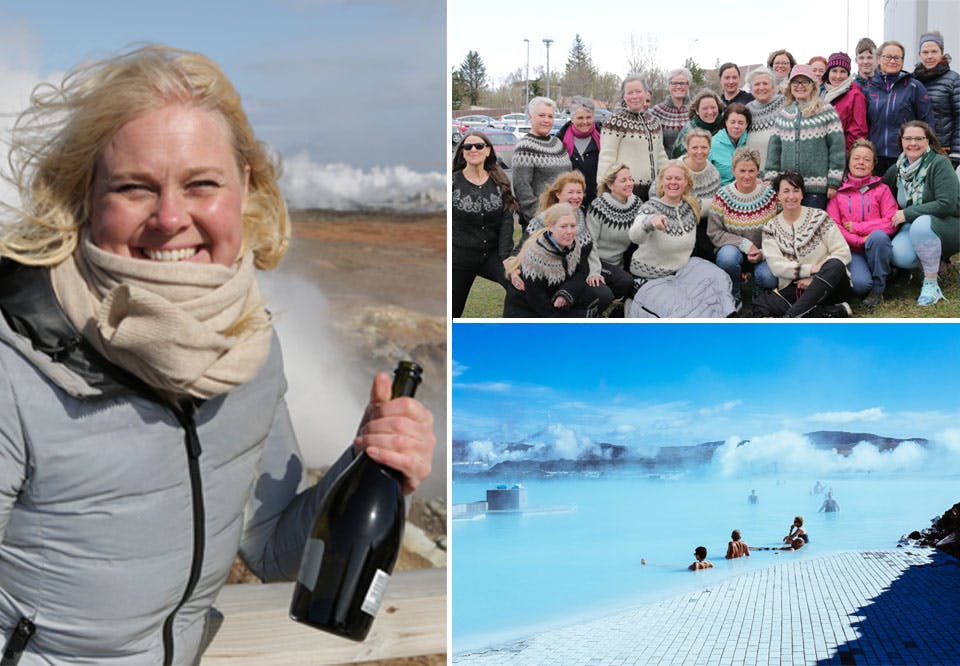 Venninnetur til Island, Den blå lagune
