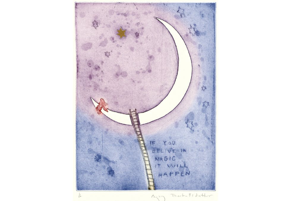 Björgs kunst: Bjørg Thorhallsdottir kunst