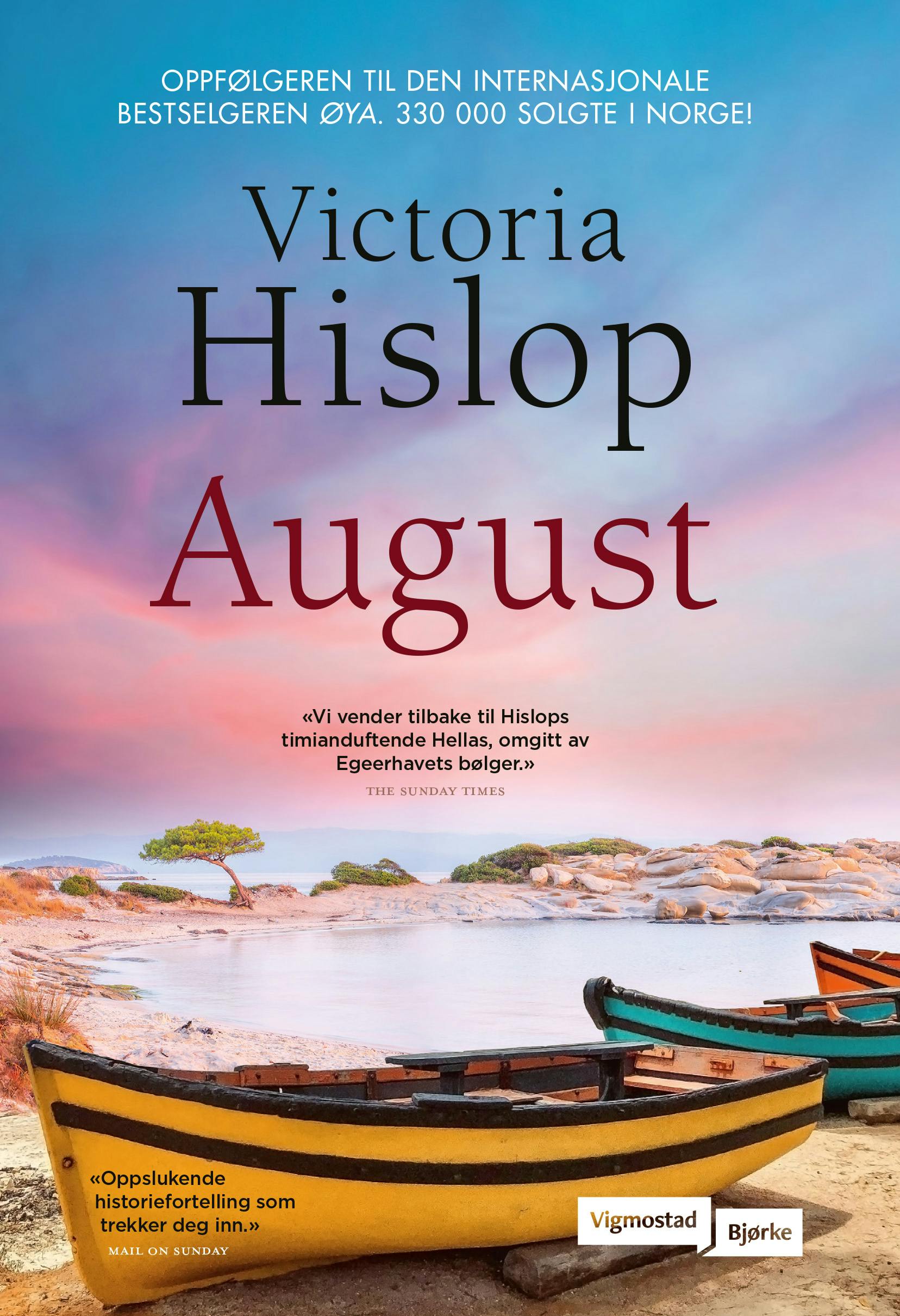 bokcover Victoria Hislop ny bok August