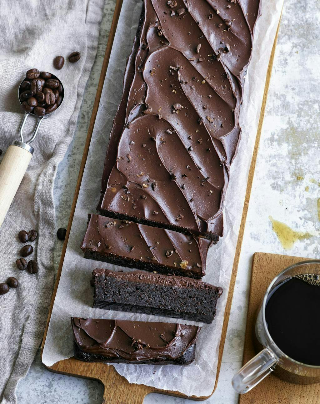 brownie med kaffesmak nyttår