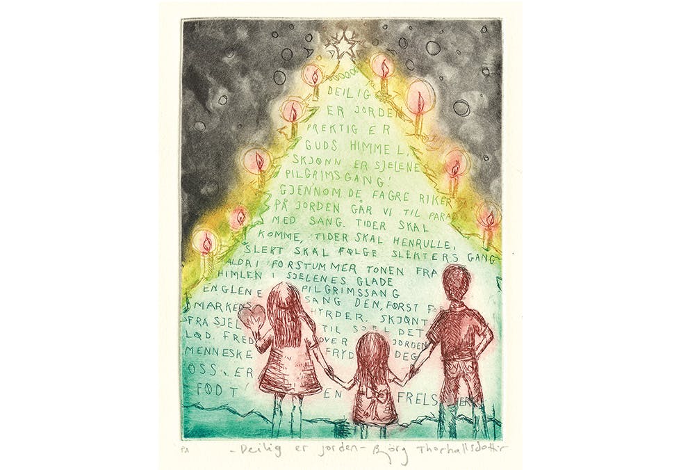 Deilig er jorden: bokaktuell Björg Thorhallsdottir, adventskalender for hele familien, Magisk jul, alternativ adventskalender