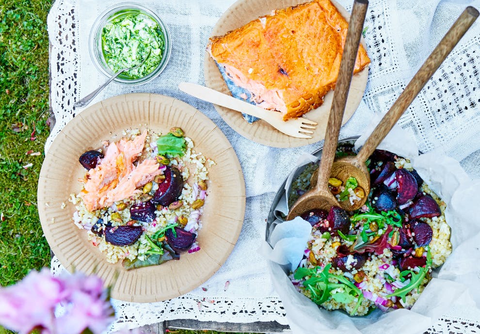 quinoa salat oppskrift