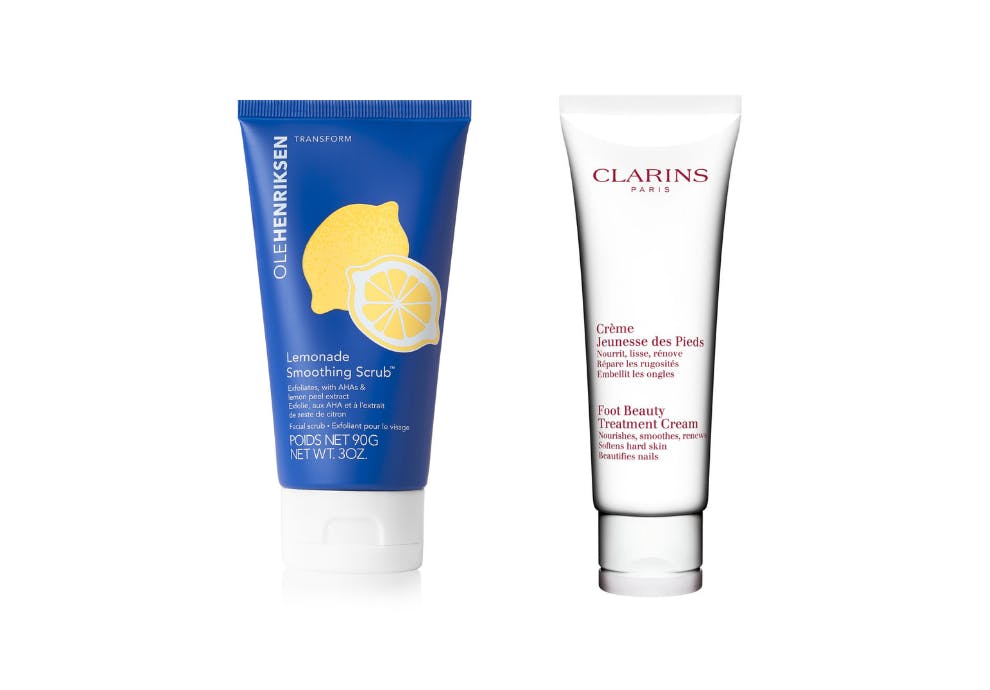 kroppsskrubb og fotkrem