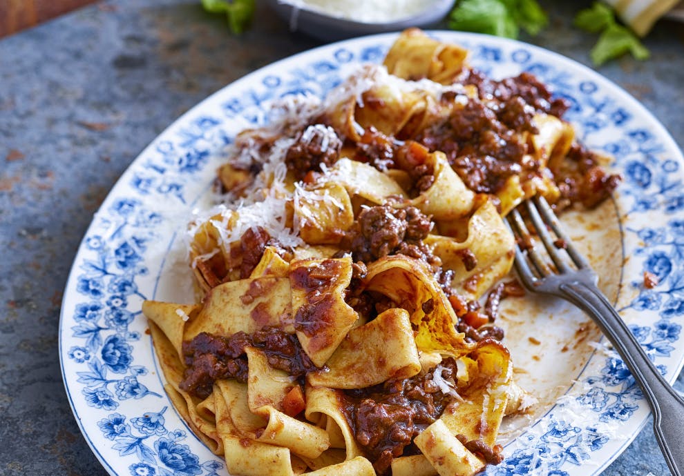 ragu italiensk pasta oppskrift