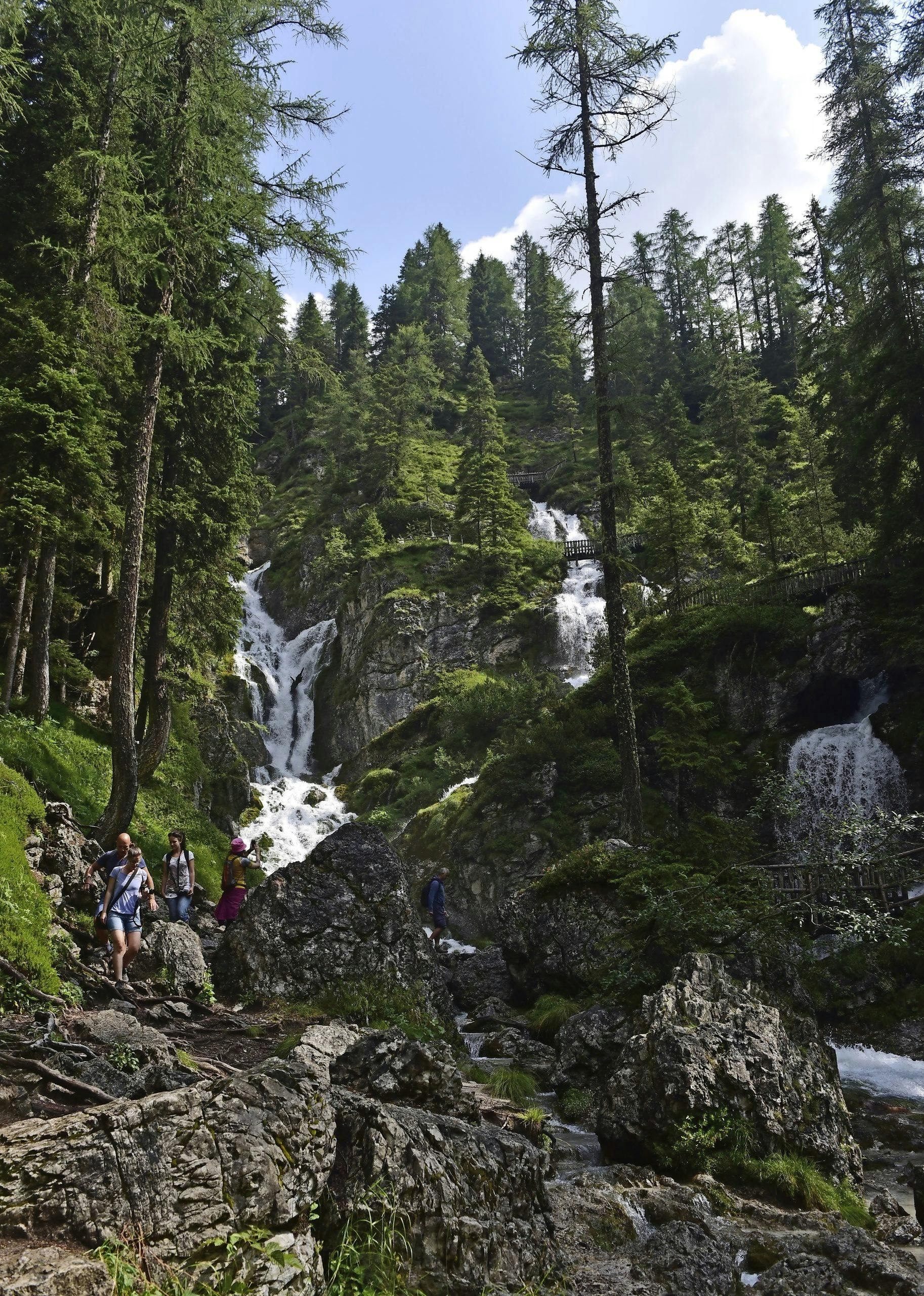 Vallesinella, fosselfall, Nord-Italia