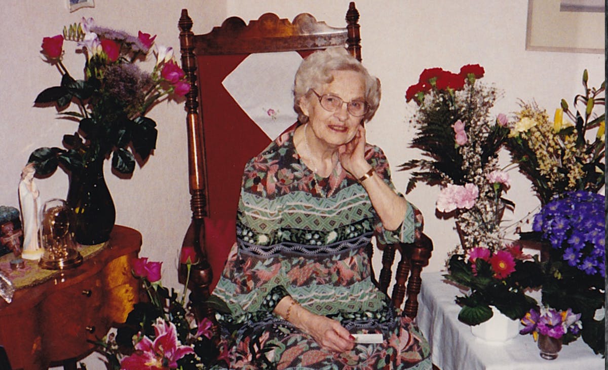 Grandtante Doris den røde adresseboken