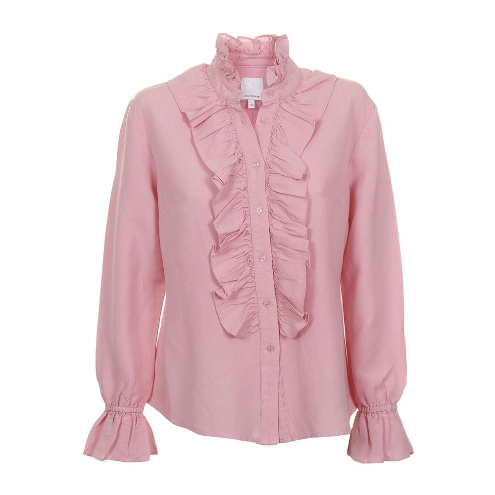 Ane Mone rosa skjorte volanger