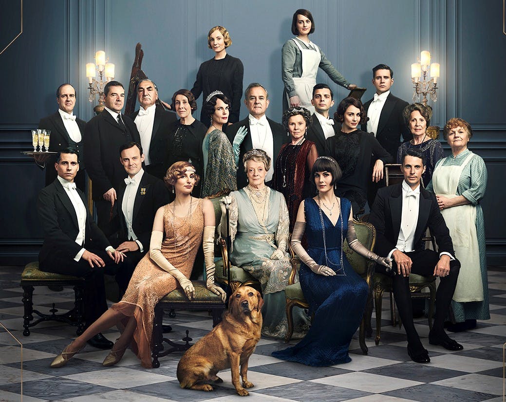 Filmen Downton Abbey med skuespiller Maggie Smith