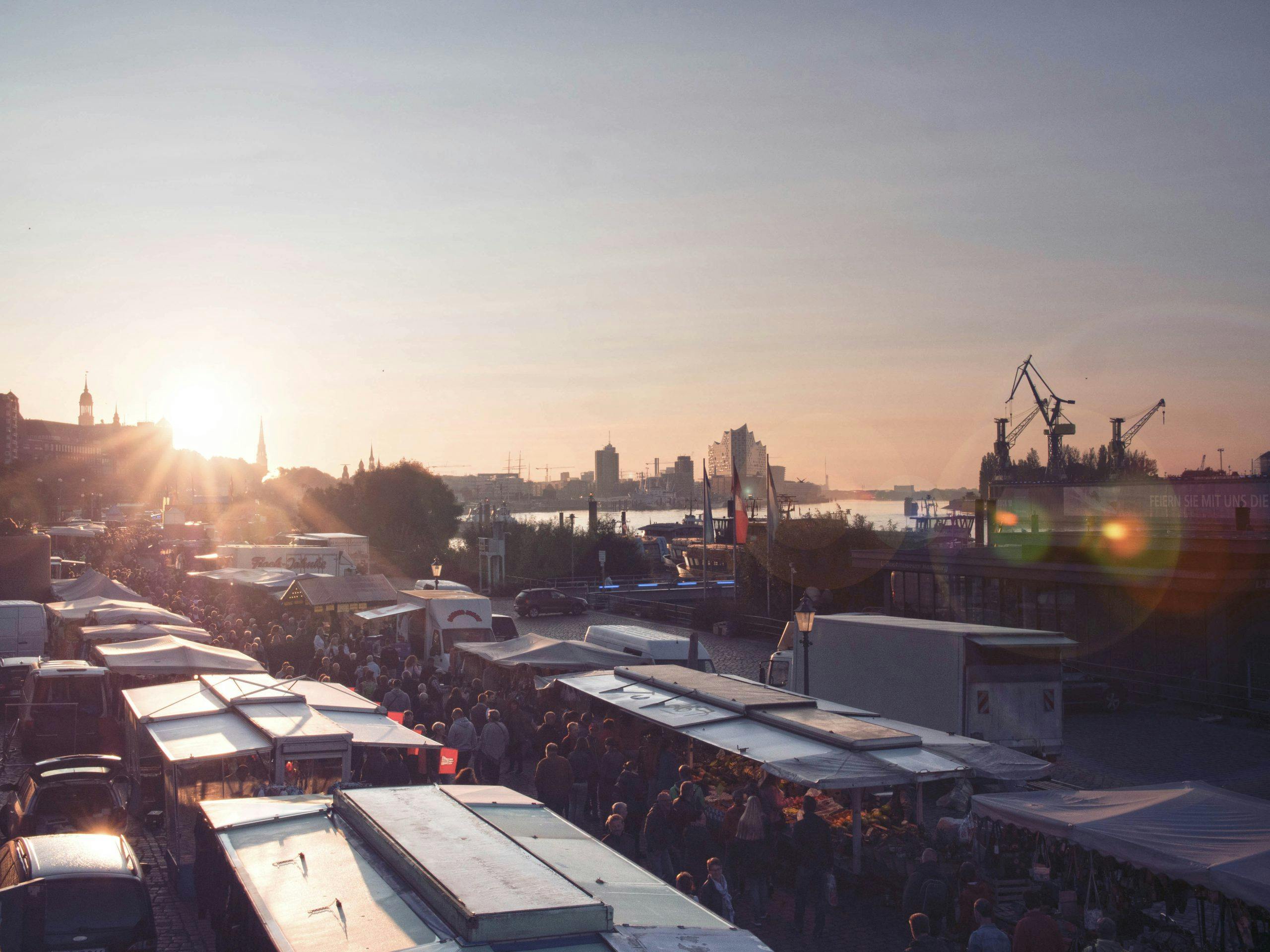 Fischmarkt i Hamburg