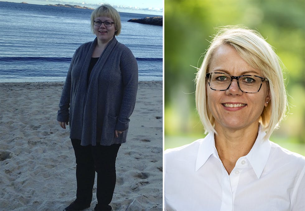 Kuttet alt av sukker og mel: slanking før og etter bilde