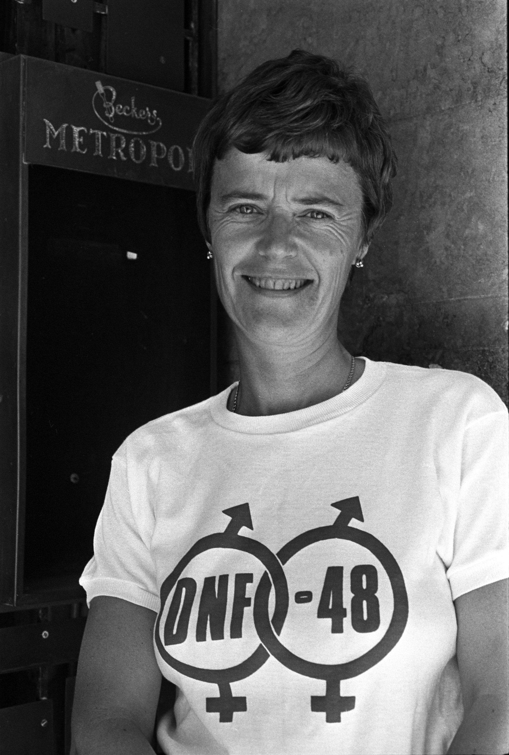 Ung aktivist: Kim Friele var mangeårig leder av Det norske forbundet av 1948. Her avbildet i 1977.