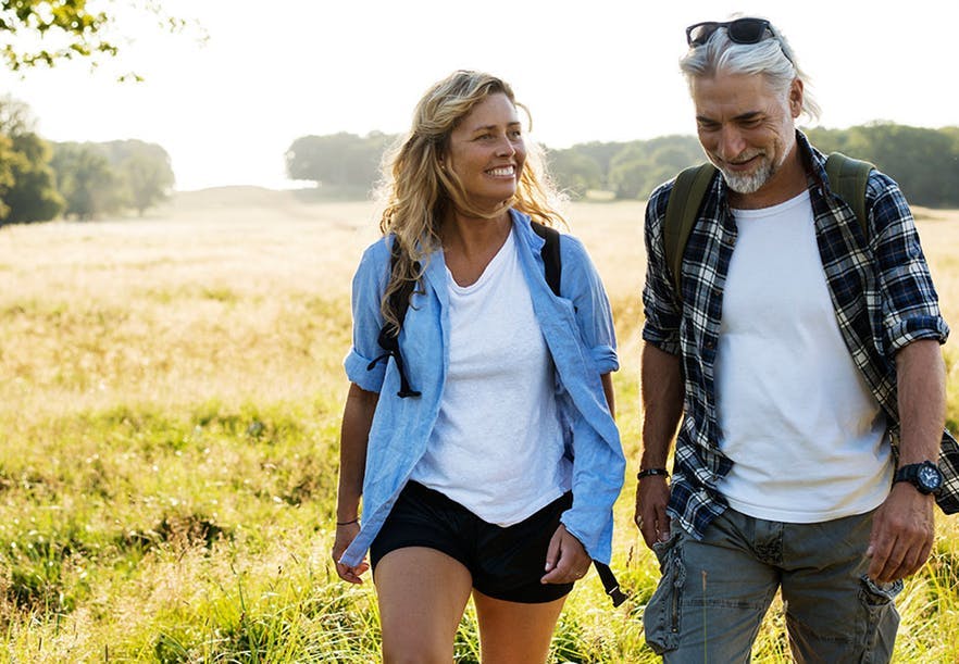 På tur i solskinnet