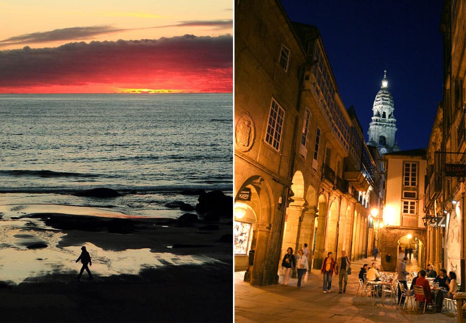 Solnedgang, Galicia, Rua do Vilar