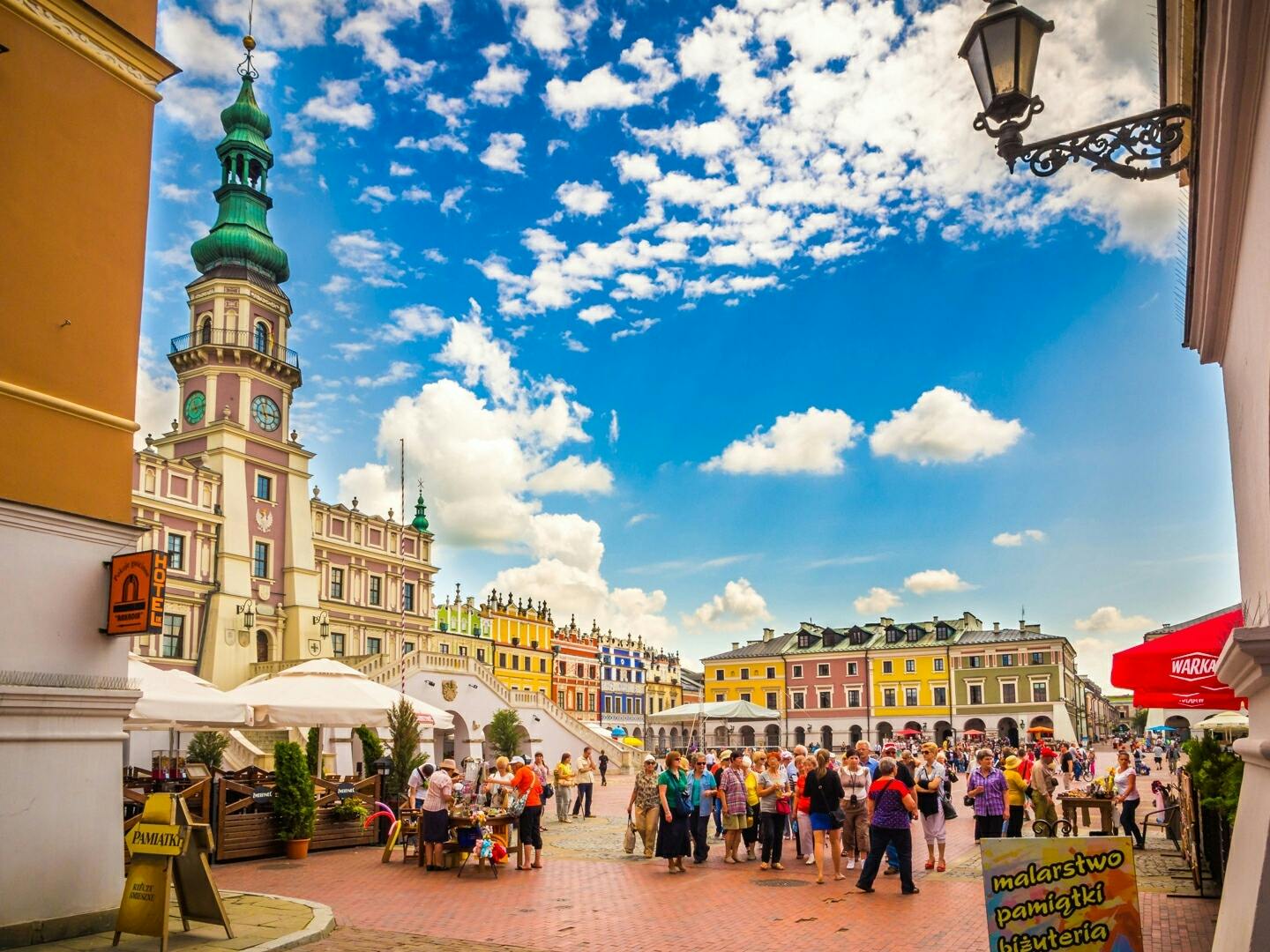 Markedsplassen i Zamosc