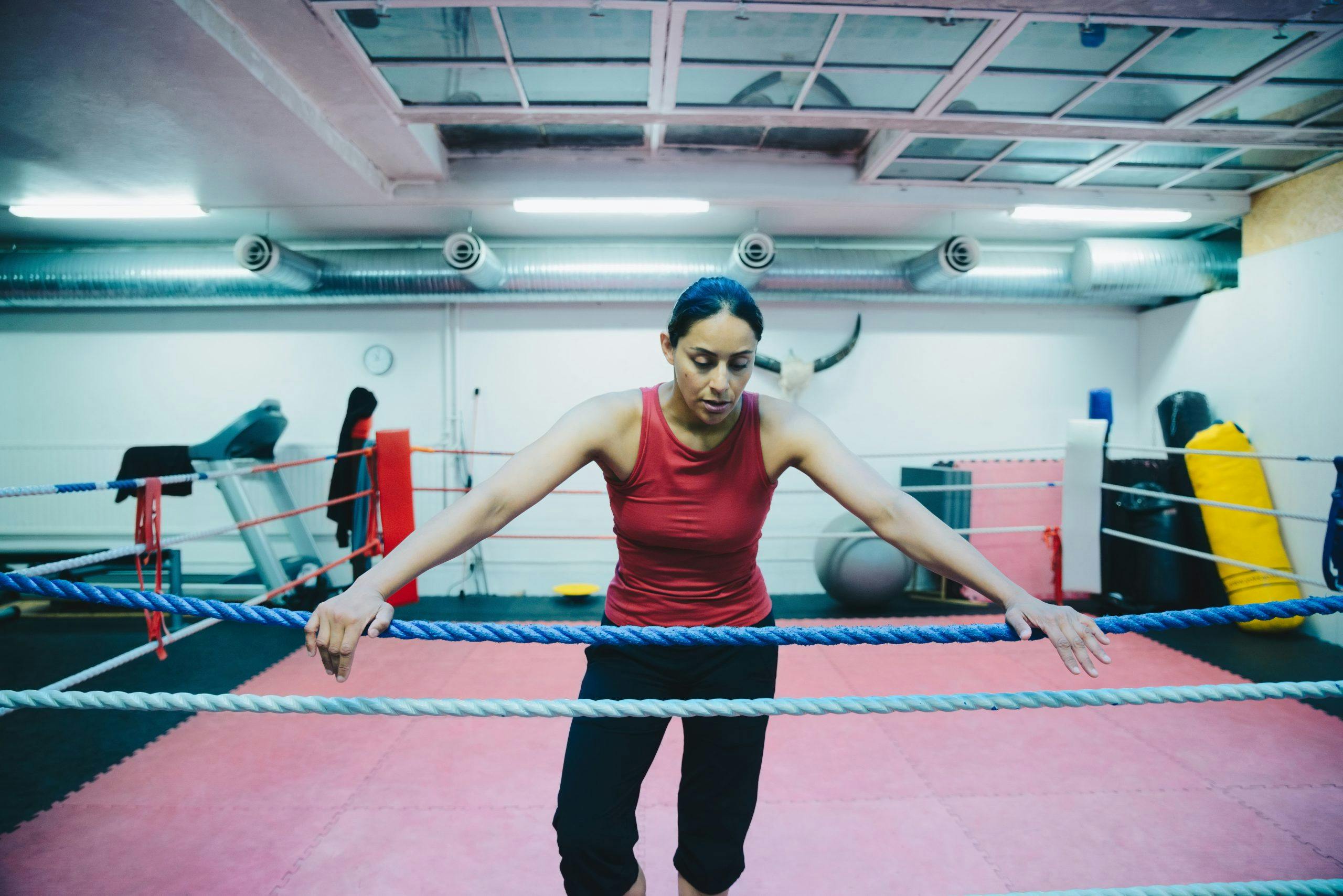 Velg det gode i livet: dame i bokseringen