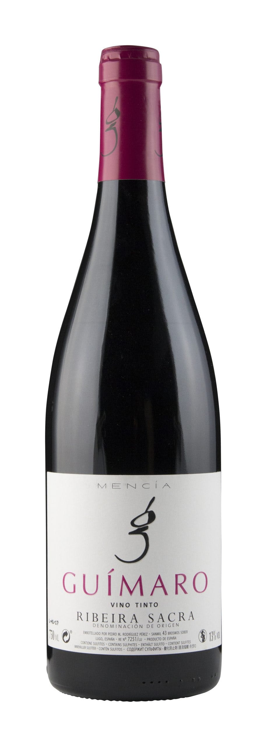 Guímaro Ribeira Sacra Mencía 2016, Galicia, Spania