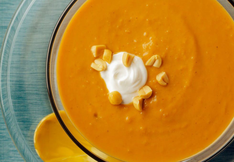 sunn gulrotsuppe med ingefær