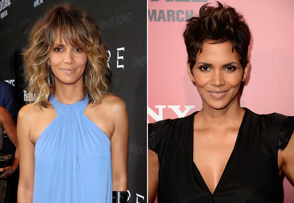 Skuespiller Halle Berry (50) har hatt både langt og kort hår.