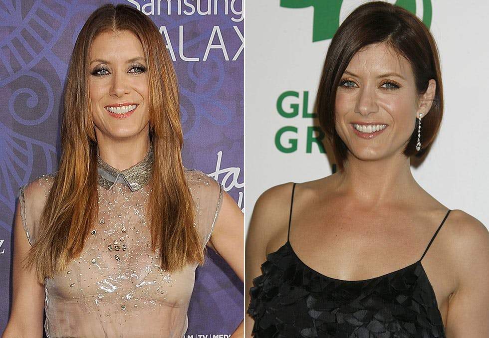 Skuespiller Kate Walsh (49) har hatt både langt og kort hår.