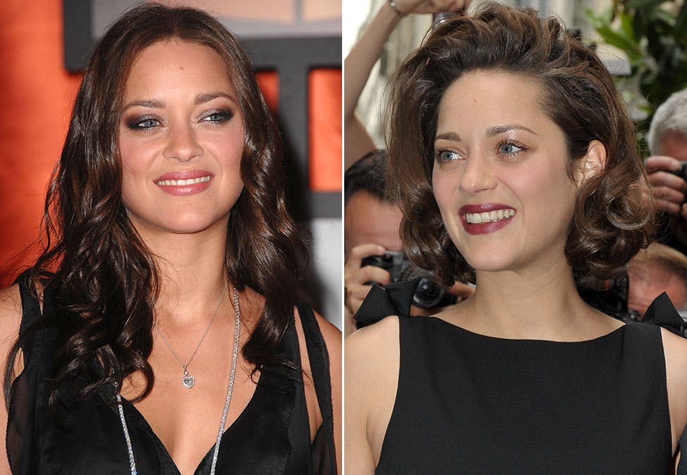 Skuespiller Marion Cotillard (41) har hatt både langt og kort hår.