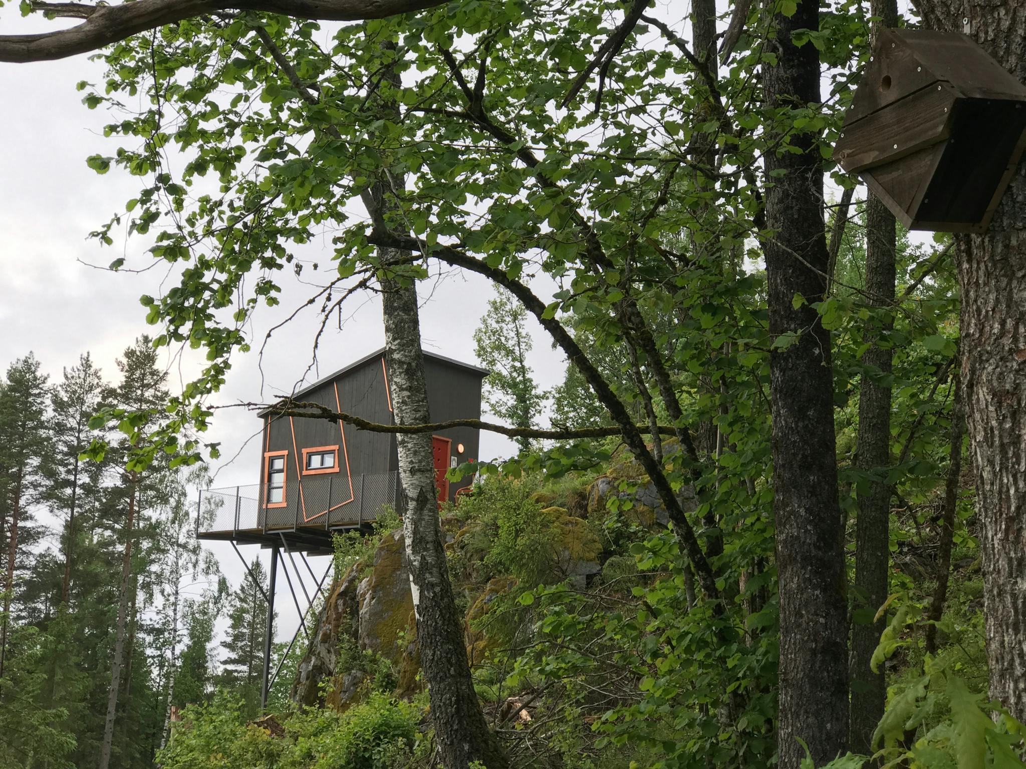 Minihytte med fin utsikt