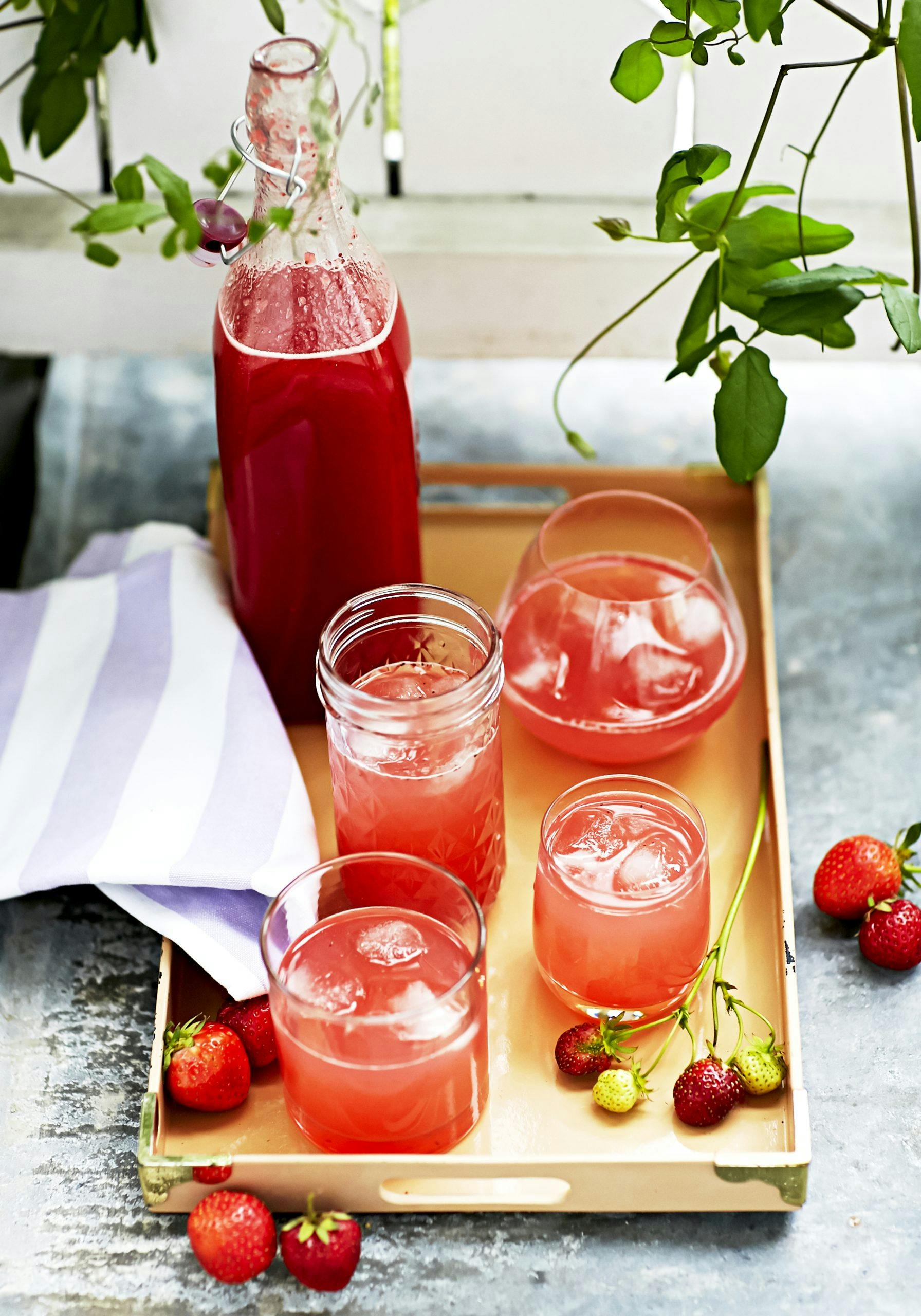 alkoholfri strawberry daiquiry