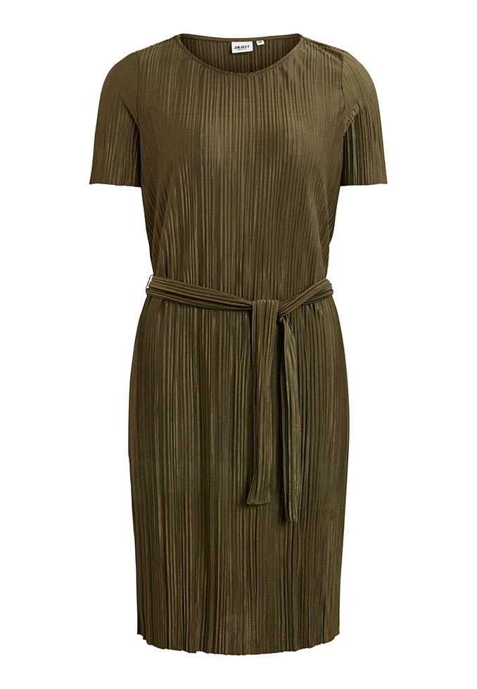 Plissékjole med knyting