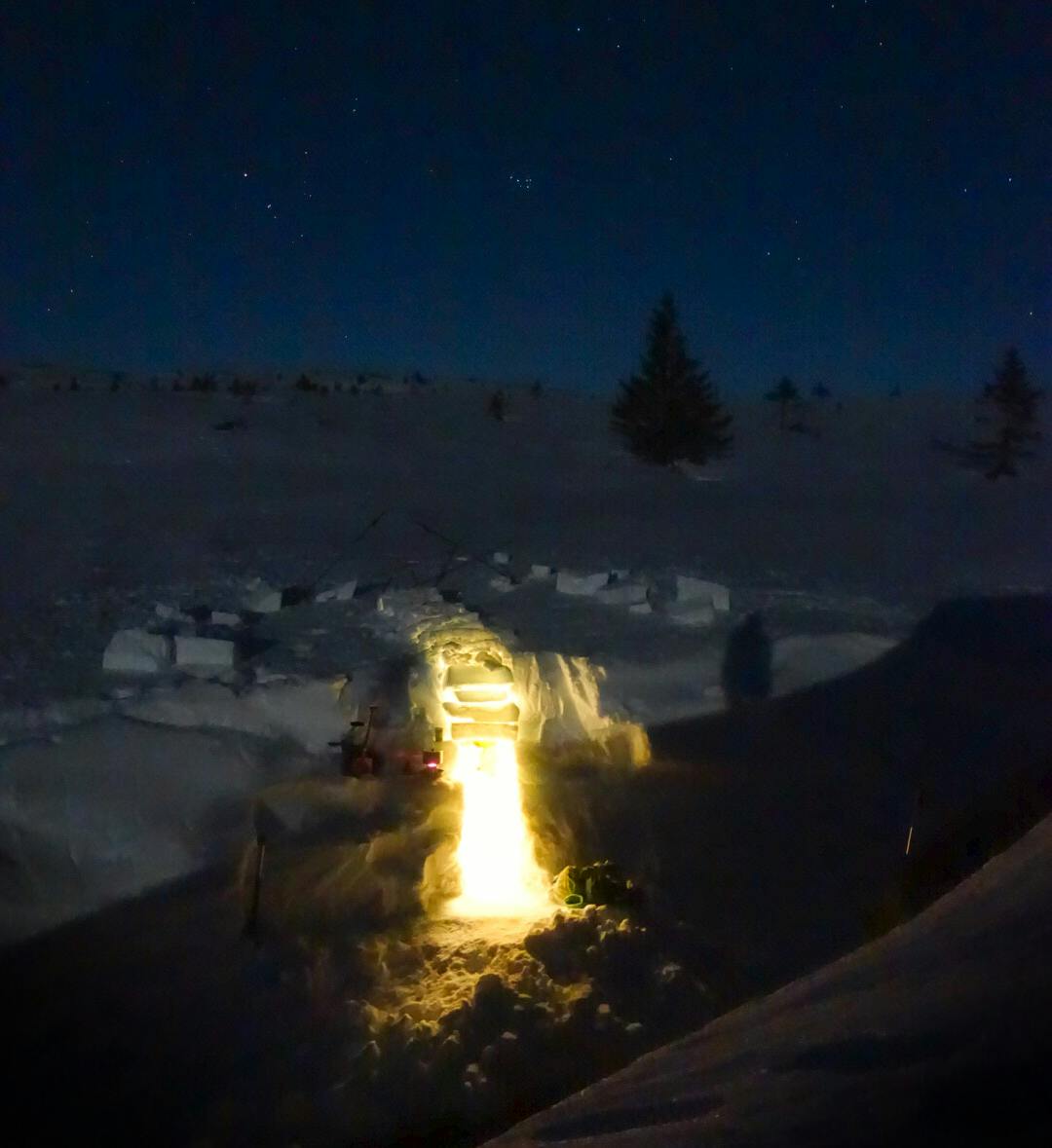 Taras turjente, Bodil Gilje i snøhule