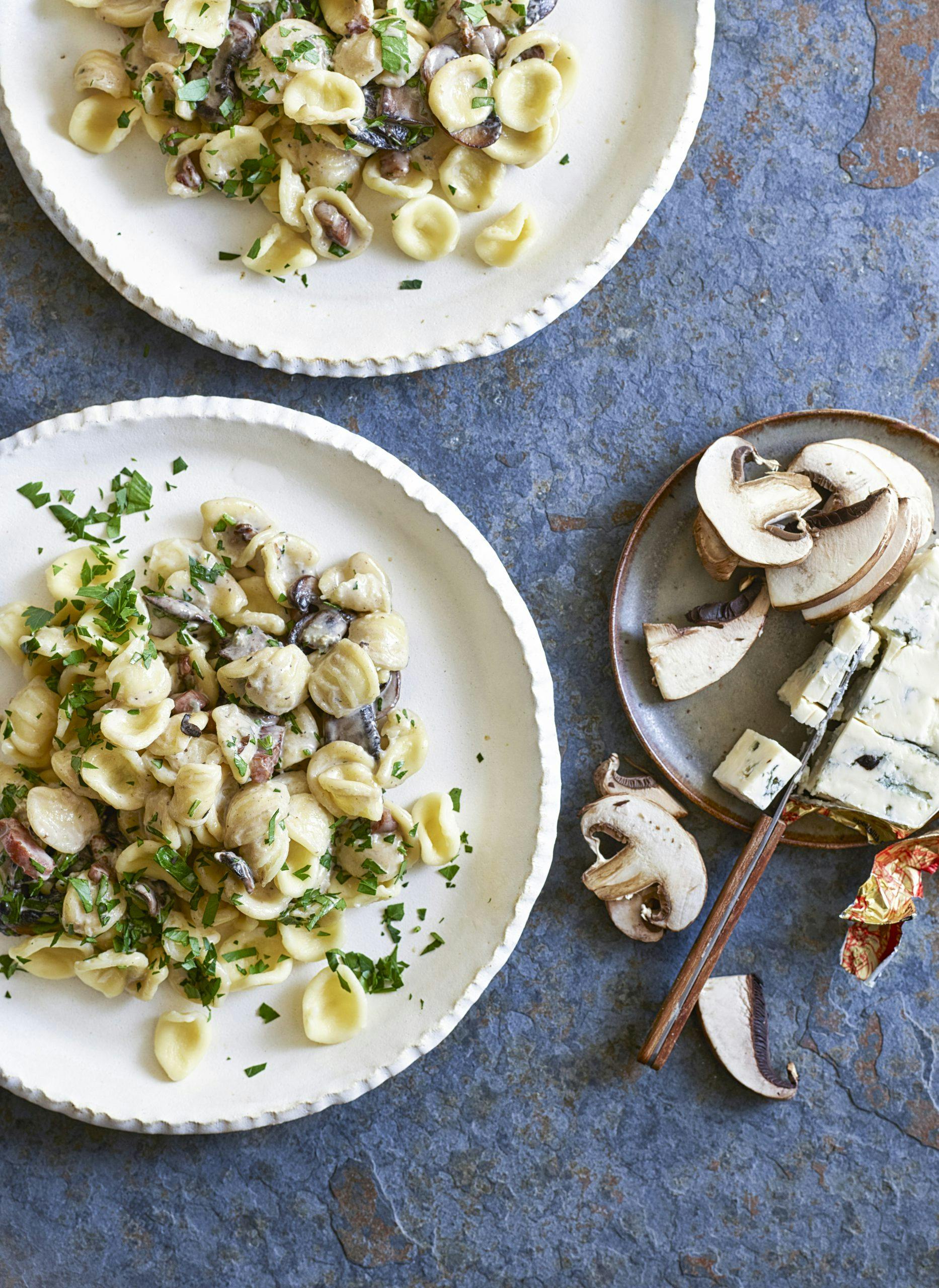 pasta sopp og bacon oppskrift