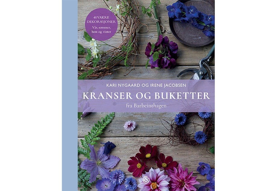 Boken «Kranser og buketter i Barbeinthagen», Kagge Forlag.