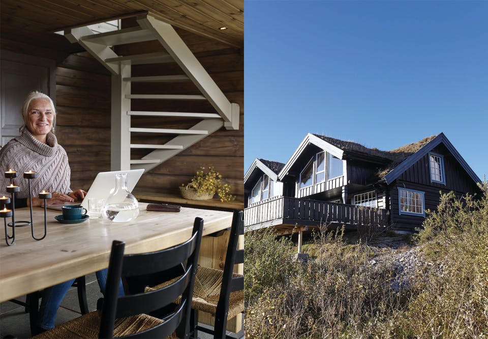 Kristin Samuelsen design hytte Uvdal