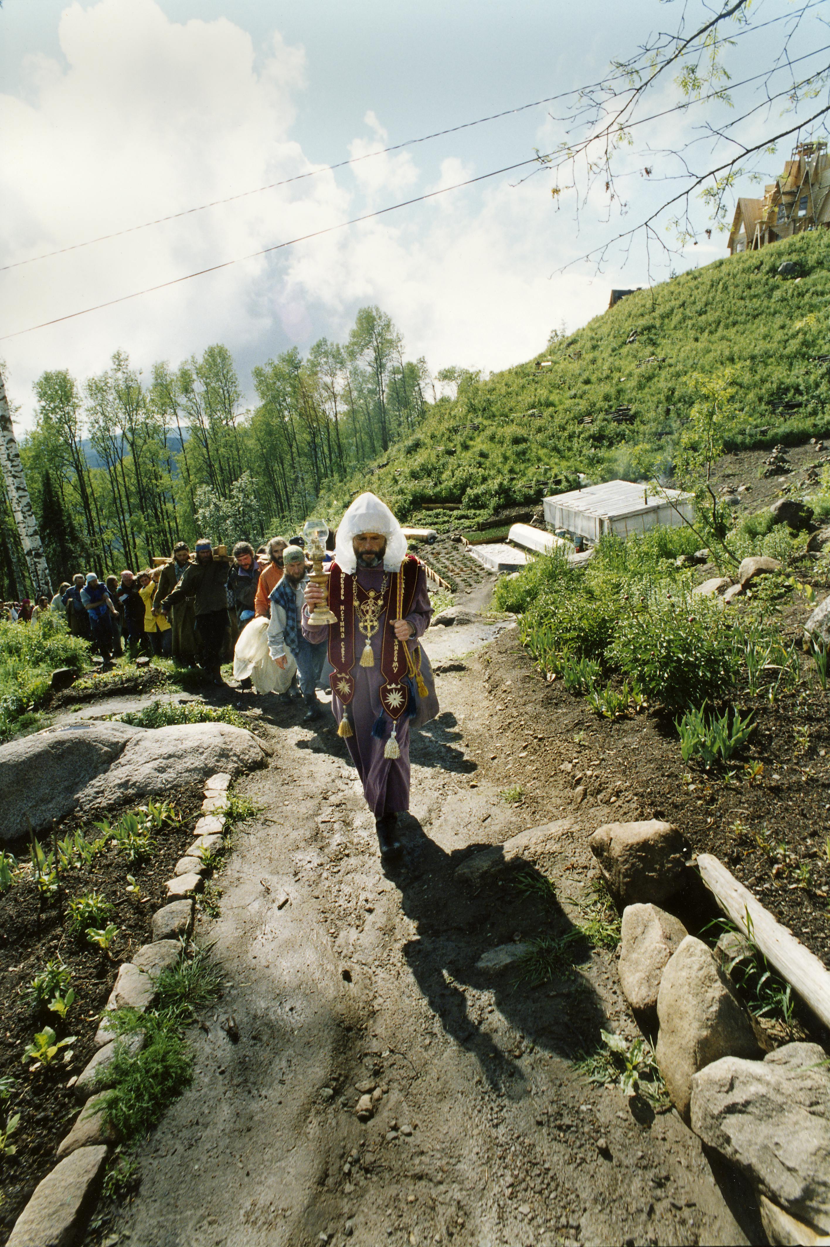 Lene Wikander på reise i Sibir