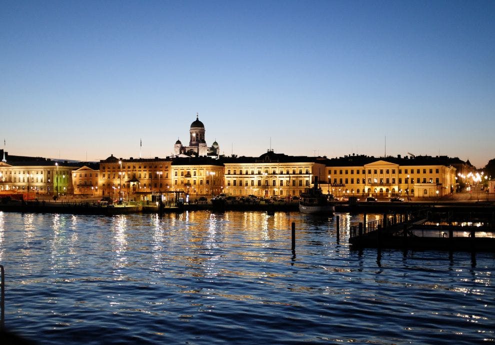 Helsinki om kvelden