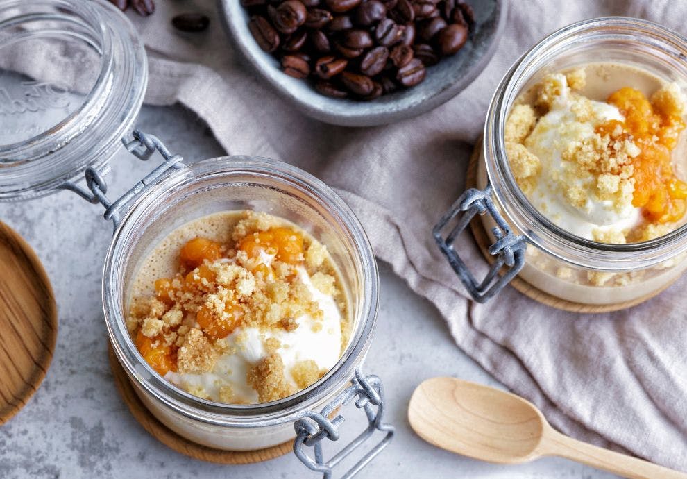 Kaffepanacotta