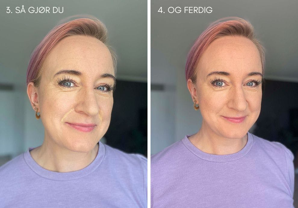 Slik dekker du rynkene med munnen